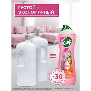 NEW ! Cif Сиф гель-концентрат средство для мытья пола Антипыль Садовые цветы и грейпфрут 750 мл