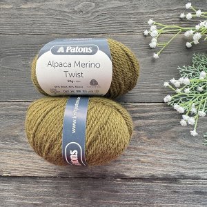 Пряжа Шерсть 60%, альпака 40%, 50 гр/90 м Patons