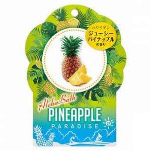 KOKUBO Соль для принятия ванны "Novopin Aloha" с ароматом ананаса 1 пакет 40г