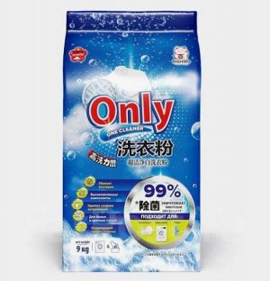 Стиральный порошок ONLY ONE CLEANER супер-чистота активная пена 9кг