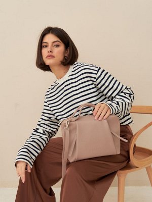 Женская кожаная сумка Richet 2645LN 757 Пудра