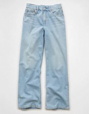 AE Strigid Curvy Super High-Waisted Baggy Straight Jean