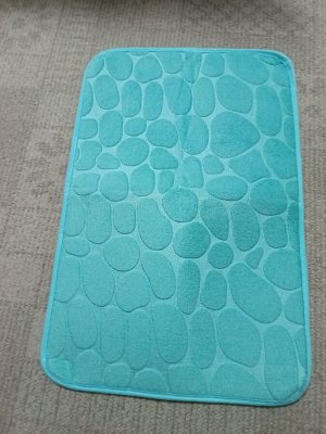Коврик Коврик. 
Размер: 0,4*0,6см.
Цвет: бирюза. 
Производство: Китай.