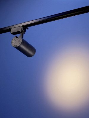 Трековый светильник Luazon lighting, LTL-008, 20 Вт, 1400 Лм, 4000 K, чёрный, свечение нейтральное белое