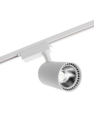 Трековый светильник Luazon Lighting TSL-016, 30 Вт, 2400 Лм, 2700-6500К, управление с пульта, белый, 3 режима свечения