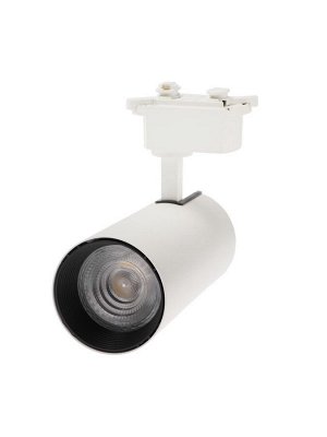 Трековый светильник Luazon lighting, TSL-013, 30 Вт, 2100 Лм, 2800K, белый, свечение тёплое белое