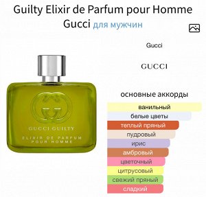 Мужские духи Guilty Elixir Gucci 60 мл. Оригинал