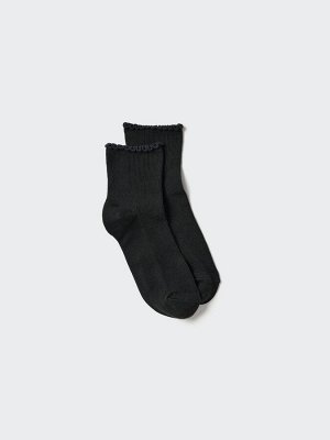 UNIQLO Heattech - женские термо-носки с рюшами
