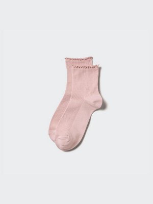 UNIQLO Heattech - женские термо-носки с рюшами
