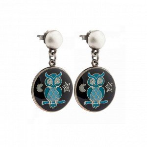 Серьги Совы Clara Bijoux