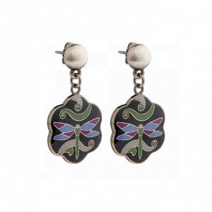 Серьги Стрекоза Clara Bijoux