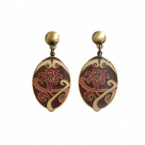 Серьги лилия Clara Bijoux