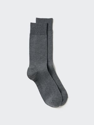 UNIQLO - высокие носки из теплотехнического материала на широкой резинке