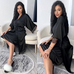 Комплект сорочка и халат женский, код 7341377