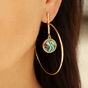 Серьги Abalone Possebon