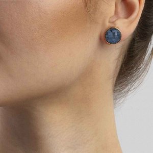 Пусеты  pearl sodalite Possebon