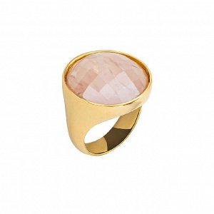 Кольцо  quartz rose 16.5 мм Possebon