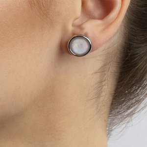 Пусеты  quartz rose Possebon