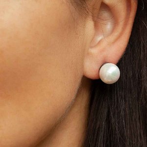 Серьги White Pearl Possebon