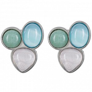 Серьги Azul, Q.Roze, Q.Verde Possebon