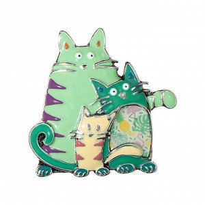 Брошь Котики Shadore