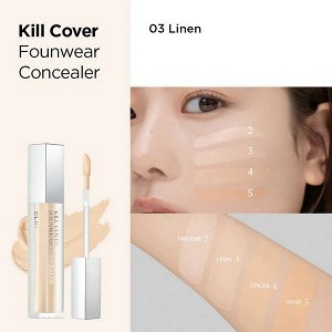 Консилер для лица CLIO Kill Cover Founwear Concealer #03 Linen, 6г