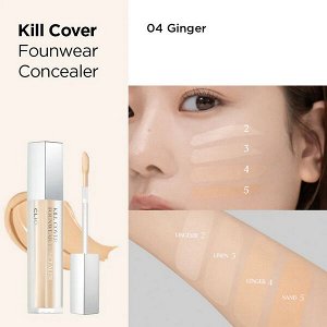 Консилер для лица CLIO Kill Cover Founwear Concealer #04 Ginger, 6г
