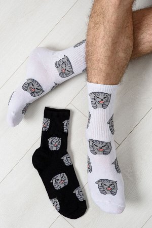 Носки мужские Драматик кот