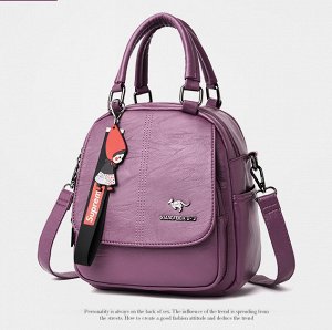 Сумка-рюкзак, фиолетовый