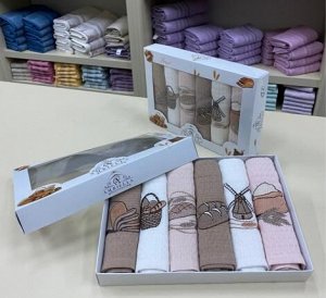 Набор кухонных полотенец "AMBIELLA" Хлеб" 6шт, 40х60см