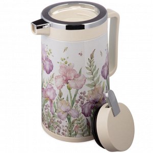 Термос с колбой из стекла 950 мл с клапанной крышкой Irises, 1 шт.
