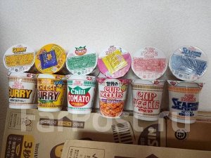 Лапша с морепродуктами Seafood CUP Noodle Ассортимент, Декабрь, Япония
