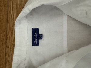 Chessford рубашка 55%хлопок белая