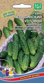 Огурец Челябинский Кустовой (УД) Новинка!!! (скороспелый,8-11см,холодостойкий,универсальный)