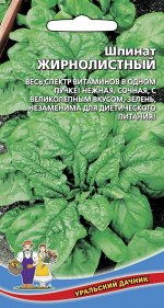 Шпинат Жирнолистовой (УД) (листья крупные, отличный вкус, устойчив к болезням)