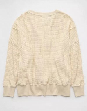 AE Big Hug Waffle Sweatshirt