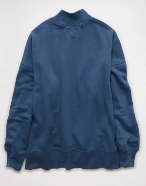 AE Everyday Luxe Oversized Mock Neck Sweatshirt