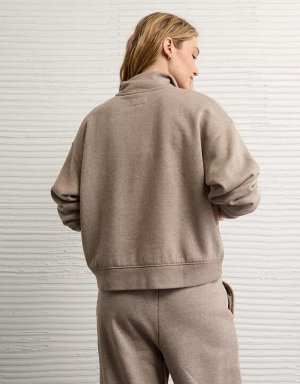 AE Everyday Luxe Quarter Zip Sweatshirt