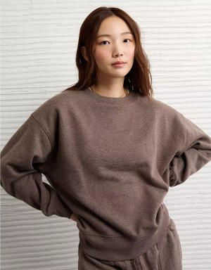 AE Everyday Luxe Crew Neck Sweatshirt