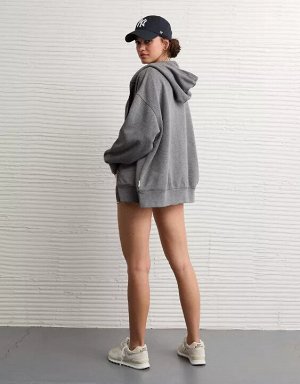 AE Everyday Luxe Oversized Zip-Up Hoodie