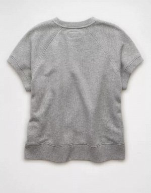 AE Short-Sleeve Graphic Sweatshirt