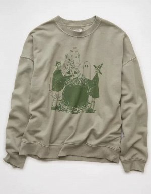 AE Halloween Graphic Sweatshirt