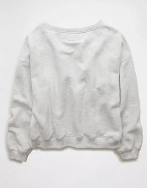 AE Off The Shoulder Destination Graphic Sweatshirt