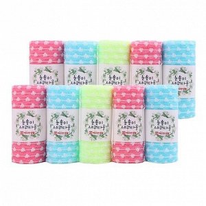 Массажная мочалка полотенце для глубокого очищения кожи (28*95 см) (зигзаг, цвет в ассортименте)