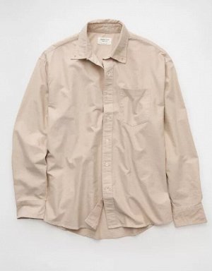 AE Everyday Relaxed Oxford Button-Up Shirt