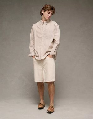 AE Everyday Relaxed Oxford Button-Up Shirt