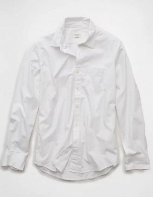 AE Everyday Slim Fit Poplin Button-Up Shirt