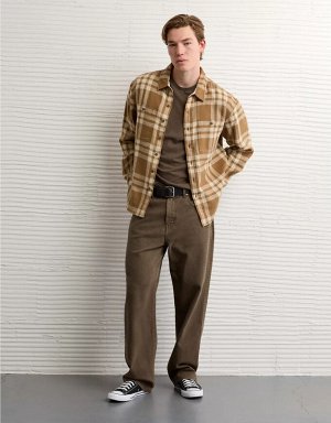 AE Textured Flannel Shirt