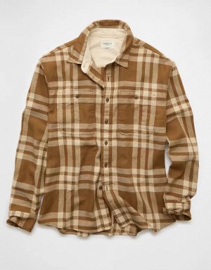 AE Textured Flannel Shirt