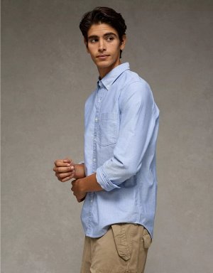 AE Everyday Slim Fit Oxford Button-Up Shirt